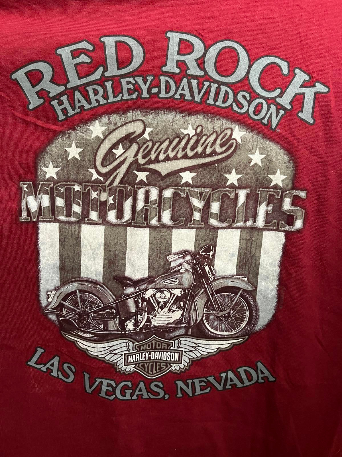 Vintage Harley Davidson Red Rock Las Vegas Tee