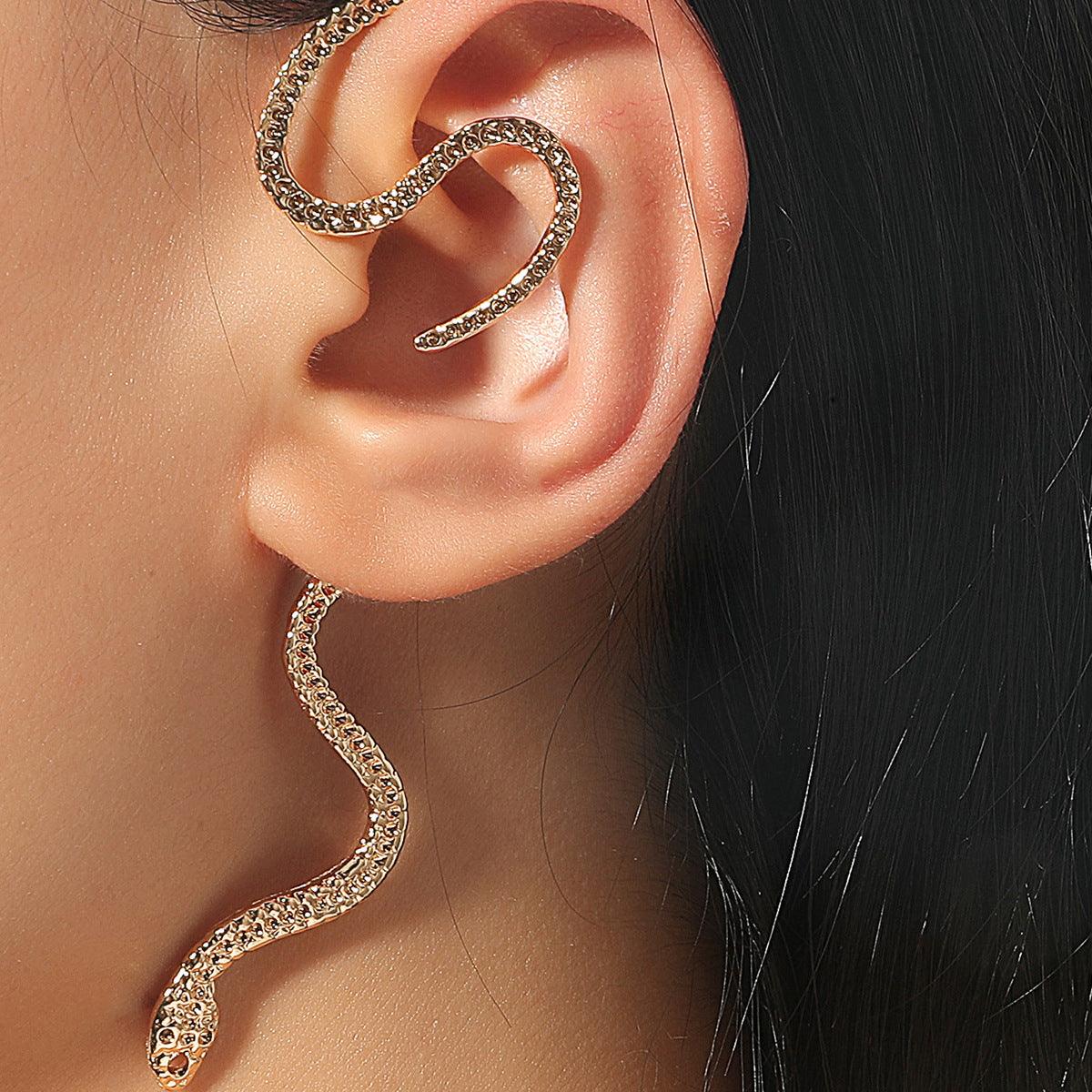 SLY SNAKE Crystal Ear Wrap