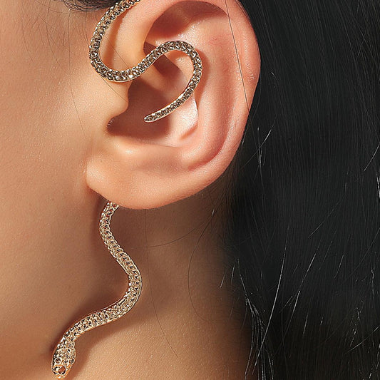 SLY SNAKE Crystal Ear Wrap