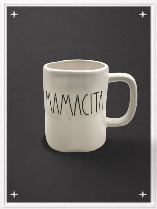 Rae Dunn "MAMACITA" White Ceramic Coffee Mug - Artisan Collection
