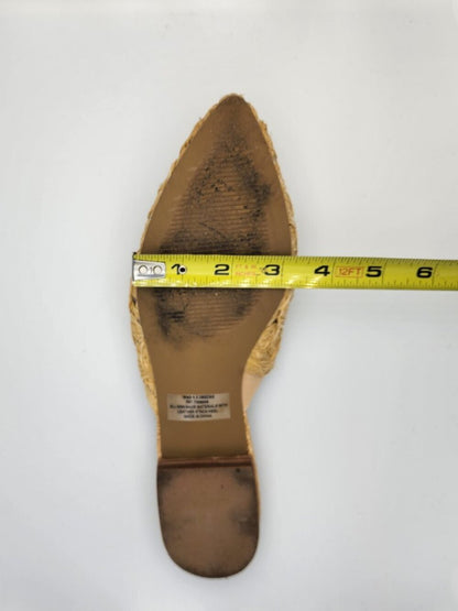 "DeeDee" Woven Pointed Mule Flats | Women's 8.5