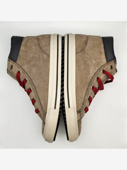 Taupe/Red Converse High Street Sneakers | Boys 5/Women's 6.5