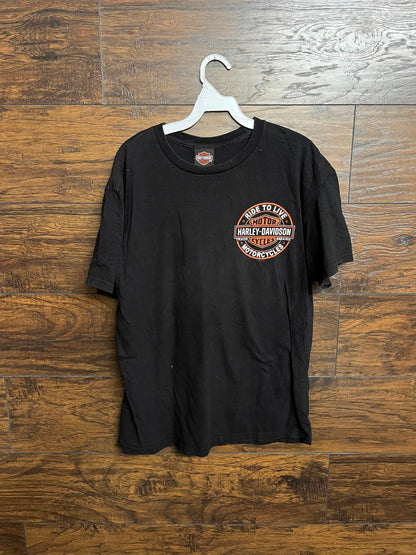 Vintage Ohio Harley Davidson Ride to Live Tee