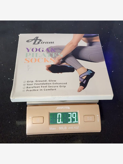 Black Yoga & Pilates Grip Socks | Size Small NWT