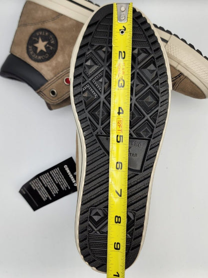 Taupe/Red Converse High Street Sneakers | Boys 5/Women's 6.5
