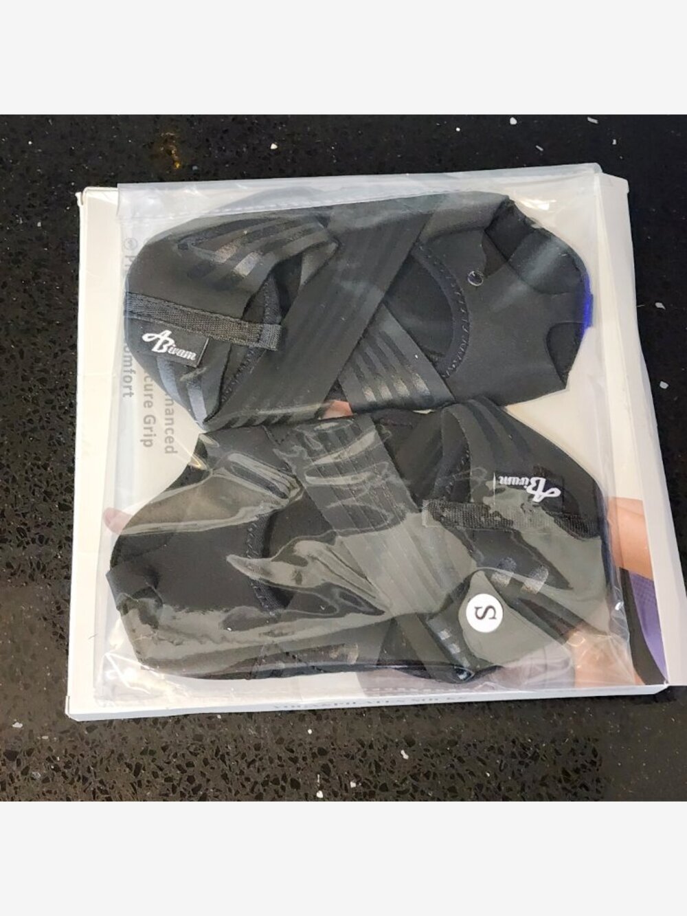 Black Yoga & Pilates Grip Socks | Size Small NWT