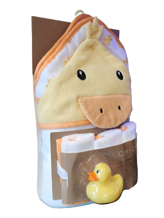 7-Piece Duck Theme Baby Bath Set | NWT