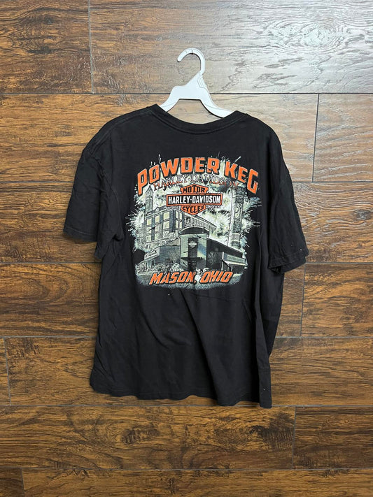 Vintage Ohio Harley Davidson Ride to Live Tee