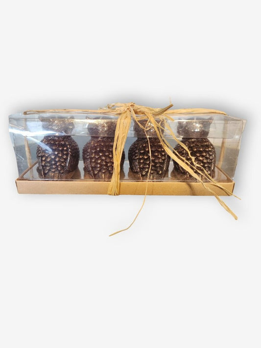 Set of 4 Owl Candles