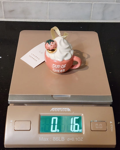 "Cup of Cheer" Mug Ornament By Lauren Conrad