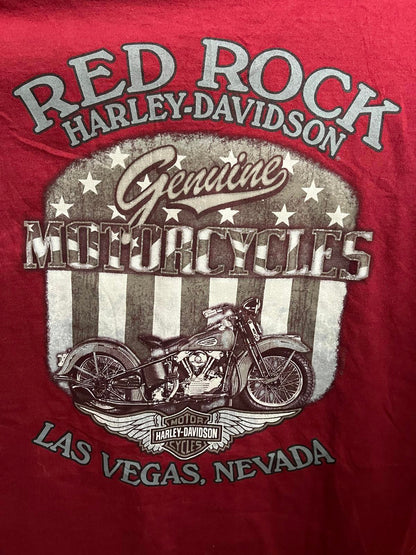 Vintage Harley Davidson Red Rock Las Vegas Tee