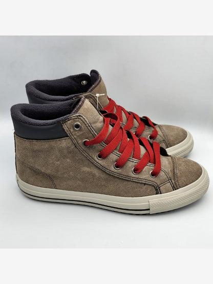 Taupe/Red Converse High Street Sneakers | Boys 5/Women's 6.5