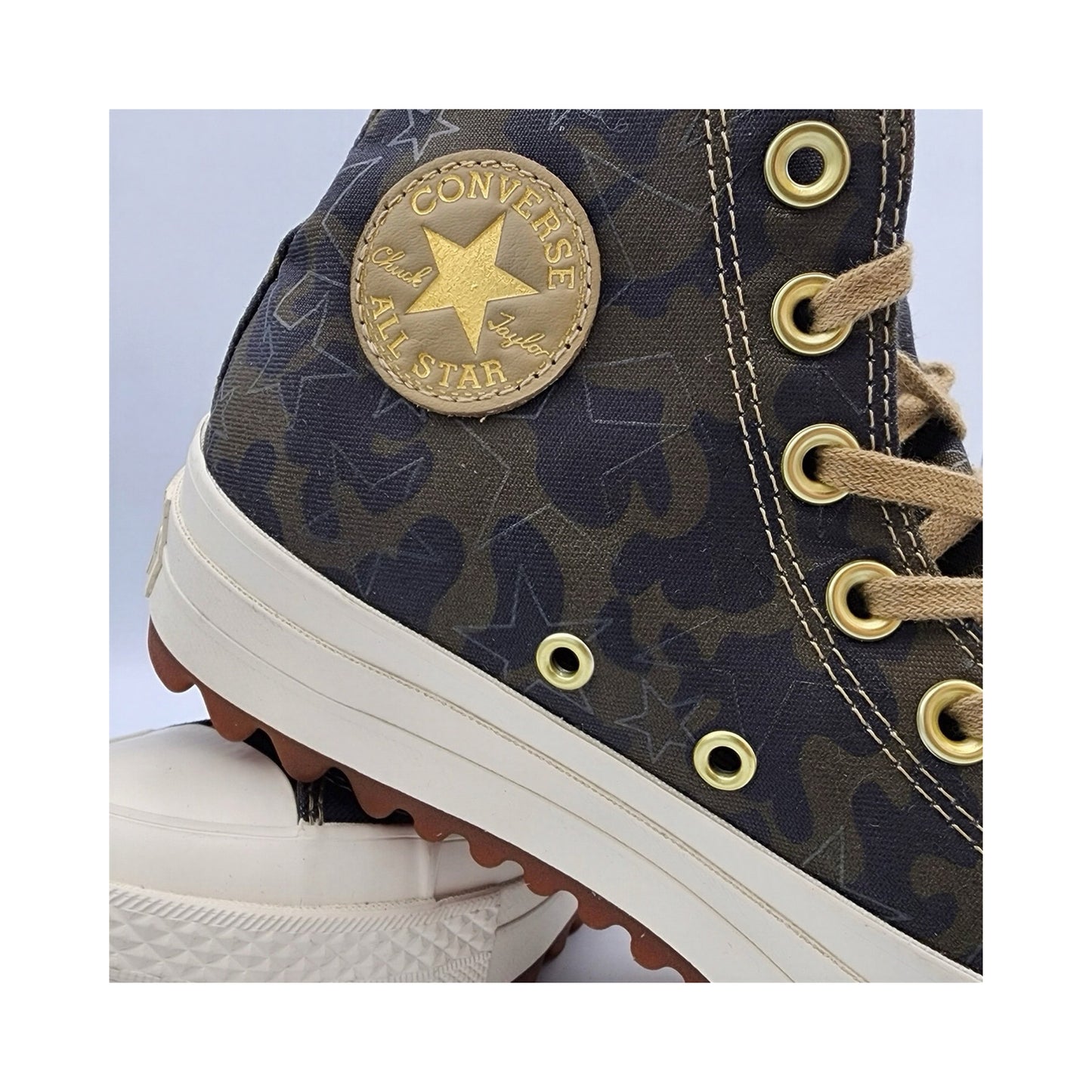 ⭐ Converse Camo Run Star Hike Platform Sneakers ✦ Women's 6 ⭐