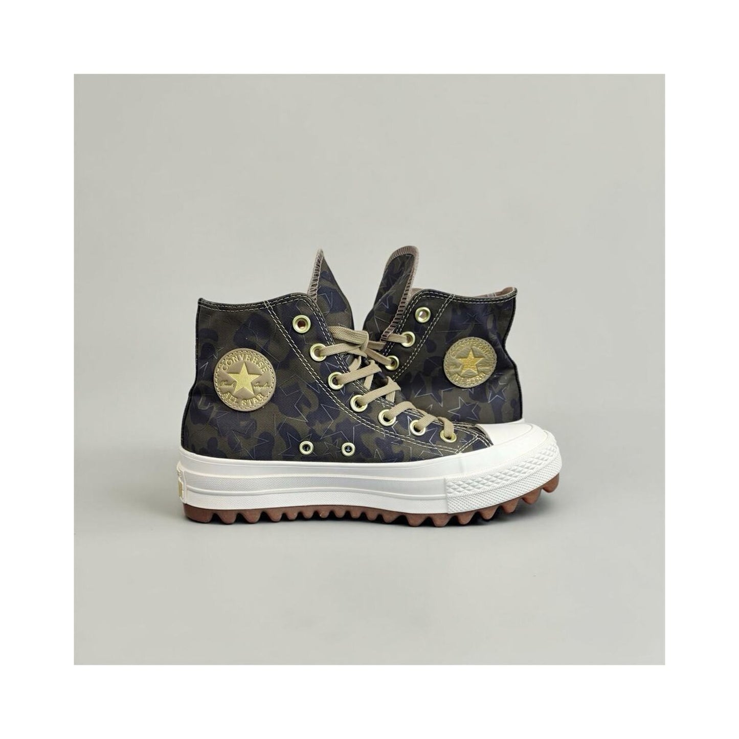 ⭐ Converse Camo Run Star Hike Platform Sneakers ✦ Women's 6 ⭐