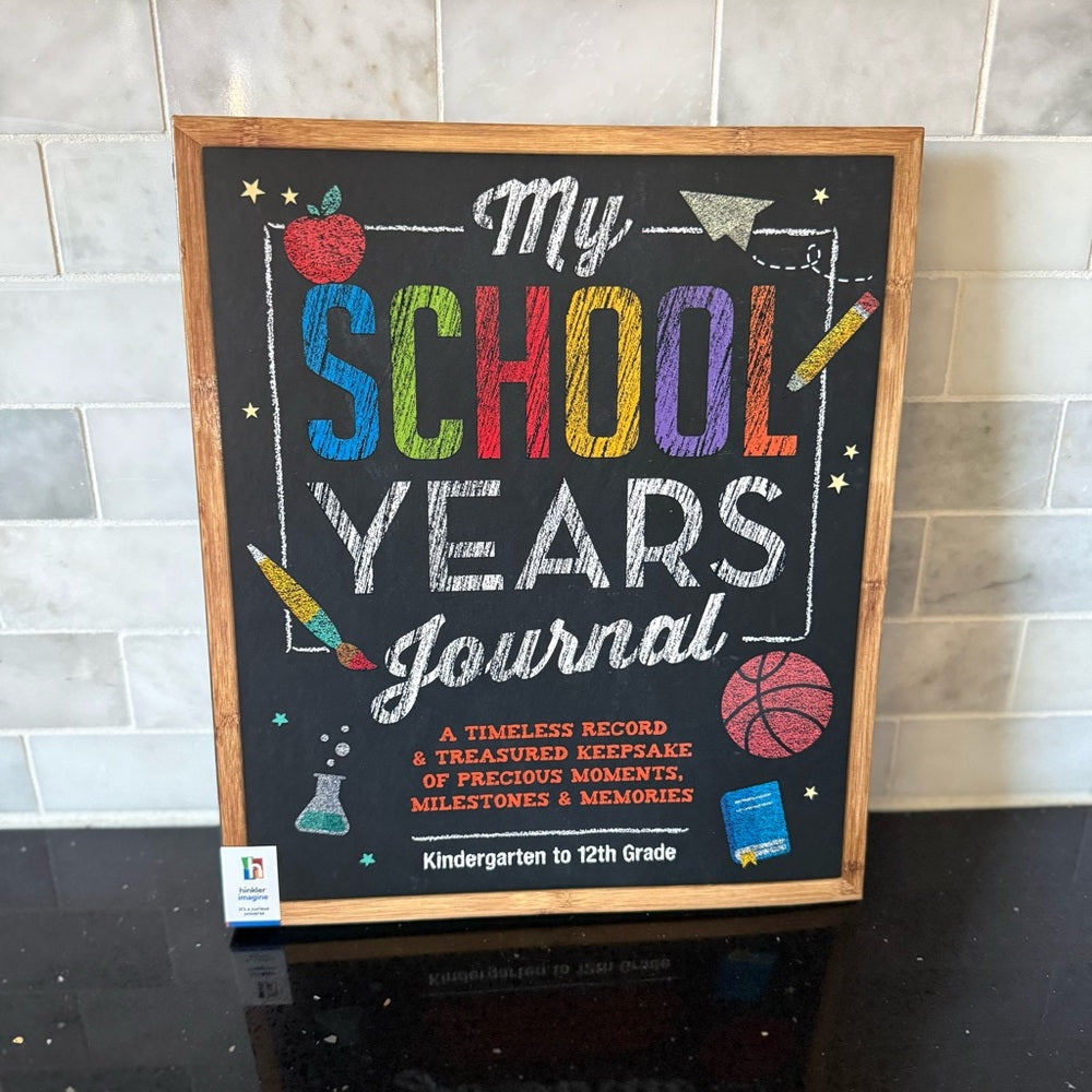 🍎“My School Years Journal” Keepsake Book K–12 - Moments, Memories, & Milestones