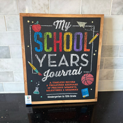 🍎“My School Years Journal” Keepsake Book K–12 - Moments, Memories, & Milestones
