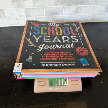 🍎“My School Years Journal” Keepsake Book K–12 - Moments, Memories, & Milestones