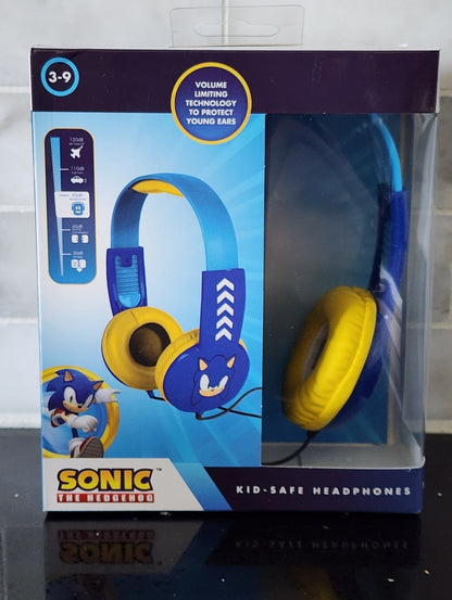 💫 Sonic The Hedgehog Kids Headphones & Digital Watch Set - NWT