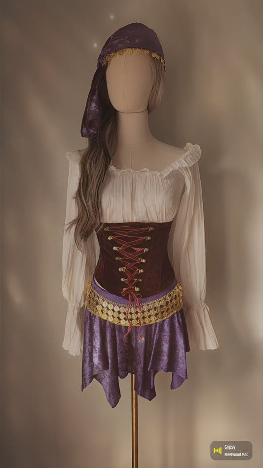 🔮 Midnight Mystic 🔮 Vintage Roma Costume