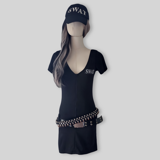 🚔 Elite Enforcement 🚔 Vintage S.W.A.T. Costume by Leg Avenue